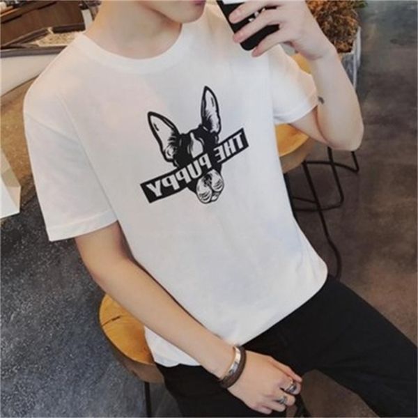 comfortable tight-fitting wild men's clothing lapel t-shirt short-sleeved tide self-cultivation 210420, White;black
comfortable tight-fitting wild men's clothing lapel t-shirt short-sleeved tide self-cultivation 210420, White;black