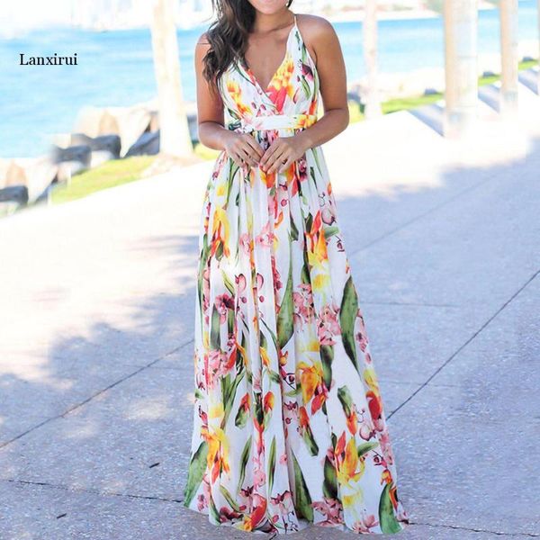 casual dresses boho long dress women 2021 multicolor tropical leaf sling cross back v neck party night maxi summer, Black;gray
casual dresses boho long dress women 2021 multicolor tropical leaf sling cross back v neck party night maxi summer, Black;gray