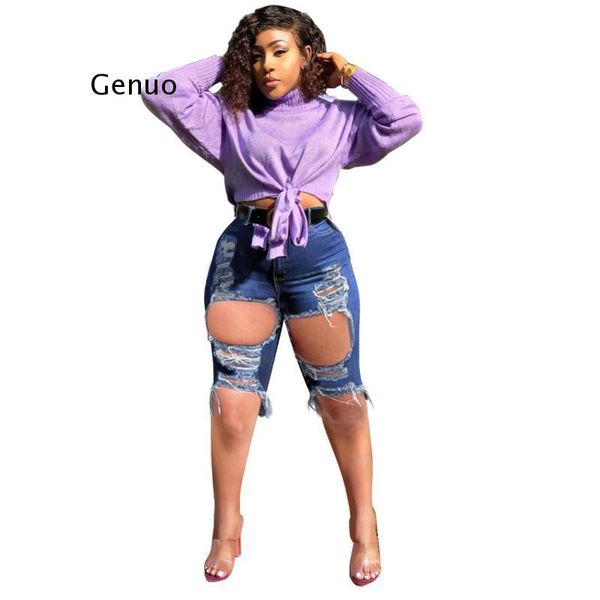women's jeans summer clothing women denim ripped shorts high waist holes draped destroyed stretch bodycon pencil slim club street, Blue
women's jeans summer clothing women denim ripped shorts high waist holes draped destroyed stretch bodycon pencil slim club street, Blue