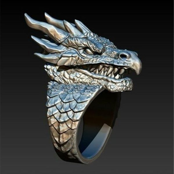 cluster rings secret boy european and american fashion domineering men's mythical dragon ring fierce head hip hop jewelry, Golden;silver
cluster rings secret boy european and american fashion domineering men's mythical dragon ring fierce head hip hop jewelry, Golden;silver