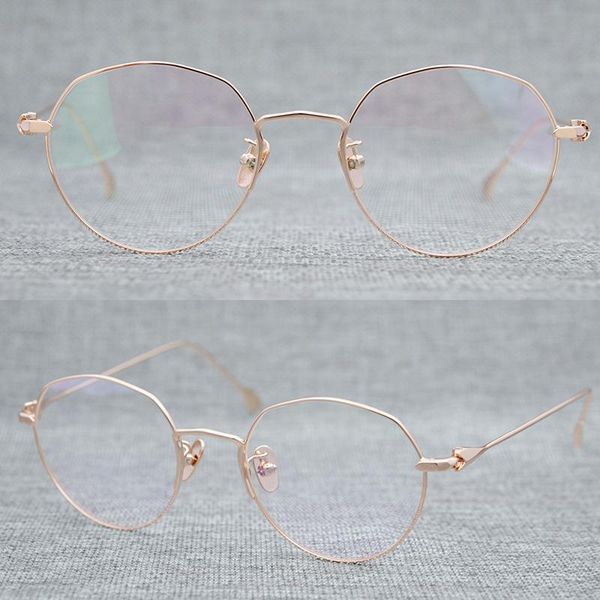 fashion sunglasses frames pure titanium glasses frame prescription eyeglasses optical eyewear vintage irregular polygon for young people, Black
fashion sunglasses frames pure titanium glasses frame prescription eyeglasses optical eyewear vintage irregular polygon for young people, Black