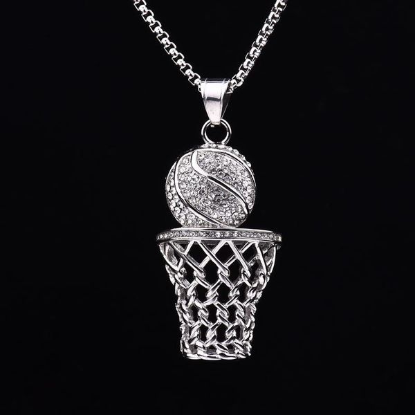 pendant necklaces 2021 men hiphop stainless steel with rhinestone basketball fashion hip hop iced out necklace male jewelry gift, Silver
pendant necklaces 2021 men hiphop stainless steel with rhinestone basketball fashion hip hop iced out necklace male jewelry gift, Silver