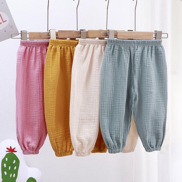 trousers autumn children's cotton for men and women baby outer wear casual pants soft gauze harem, Blue
trousers autumn children's cotton for men and women baby outer wear casual pants soft gauze harem, Blue