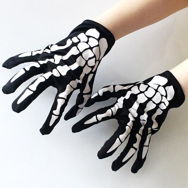 five fingers gloves 2021 novelty nylon skeleton print scare props hipster street goth acessory black cool halloween women wrist length glove, Blue;gray
five fingers gloves 2021 novelty nylon skeleton print scare props hipster street goth acessory black cool halloween women wrist length glove, Blue;gray