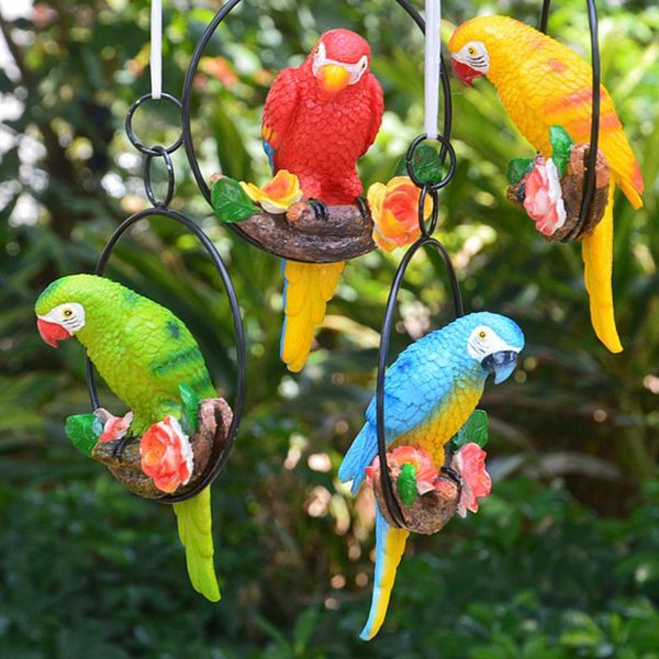 decorative objects & figurines hanging parrot statue perch on metal ring birds model lawn ornament innovative iron home deskgarden decor
decorative objects & figurines hanging parrot statue perch on metal ring birds model lawn ornament innovative iron home deskgarden decor