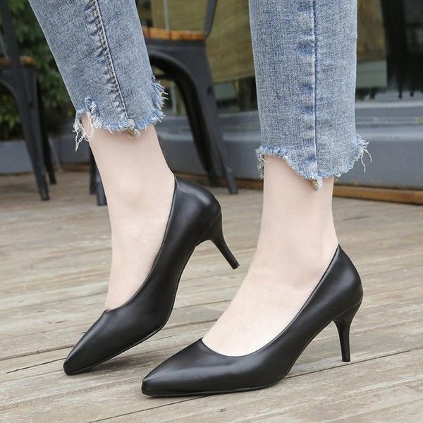 dress shoes 2021 high-heeled women's pumps professional stilettos work with pointed toe 5cm black etiquette ladies single ol
dress shoes 2021 high-heeled women's pumps professional stilettos work with pointed toe 5cm black etiquette ladies single ol