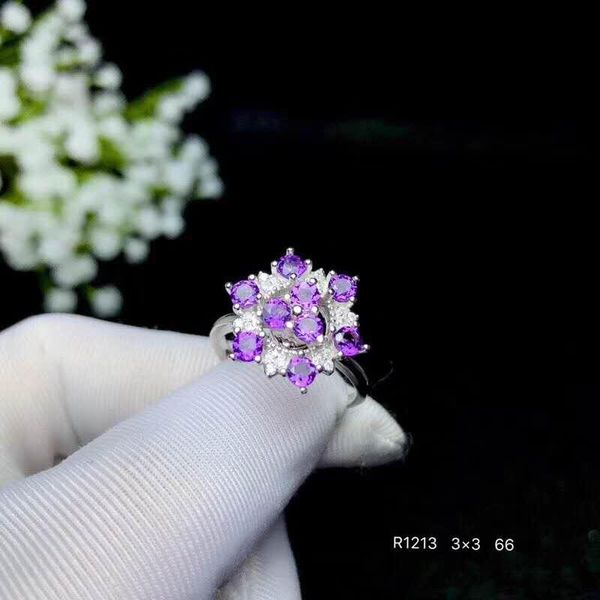 cluster rings 100% 925 sterling silver round natural and real amethyst wedding engagement for women, Golden;silver
cluster rings 100% 925 sterling silver round natural and real amethyst wedding engagement for women, Golden;silver