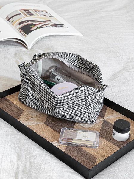 bag parts & accessories flannel lattice cosmetic large capacity storage travel net red cosmetics toilet liner, Black
bag parts & accessories flannel lattice cosmetic large capacity storage travel net red cosmetics toilet liner, Black
