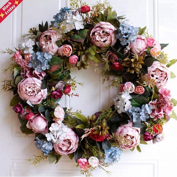 artificial wreath rostesque door decoration garland wall hanging home decor about 50 cm for wedding or party decorative flowers & wreaths
artificial wreath rostesque door decoration garland wall hanging home decor about 50 cm for wedding or party decorative flowers & wreaths