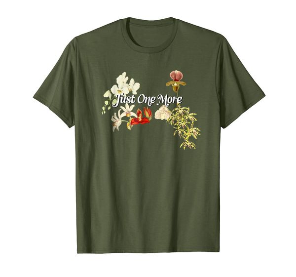 just one more orchid shirt for orchid lovers, White;black