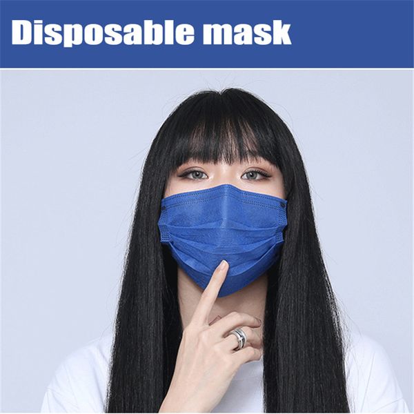 black navy blue non-woven disposable mask 100pcs 3-layer protection personal health with earloop mouth sanitary face masks epacket
black navy blue non-woven disposable mask 100pcs 3-layer protection personal health with earloop mouth sanitary face masks epacket
