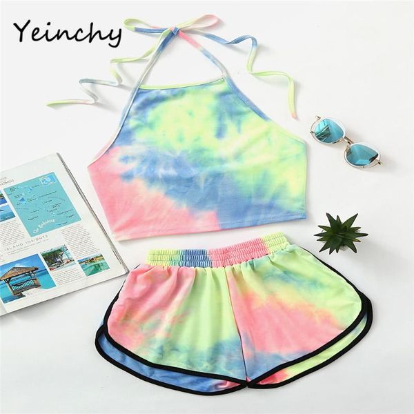 yeinchy fashion outfit tracksuit tie-dye halter crop and shorts two piece set women summer suits fm6098 women's tracksuits, Gray
yeinchy fashion outfit tracksuit tie-dye halter crop and shorts two piece set women summer suits fm6098 women's tracksuits, Gray