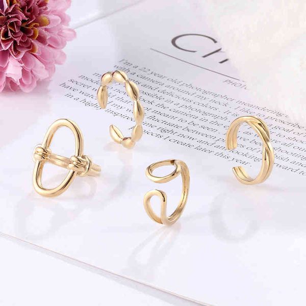 net red index finger women's cool style simple temperament fashion personality 14k gold plated titanium steel ring, Silver
net red index finger women's cool style simple temperament fashion personality 14k gold plated titanium steel ring, Silver