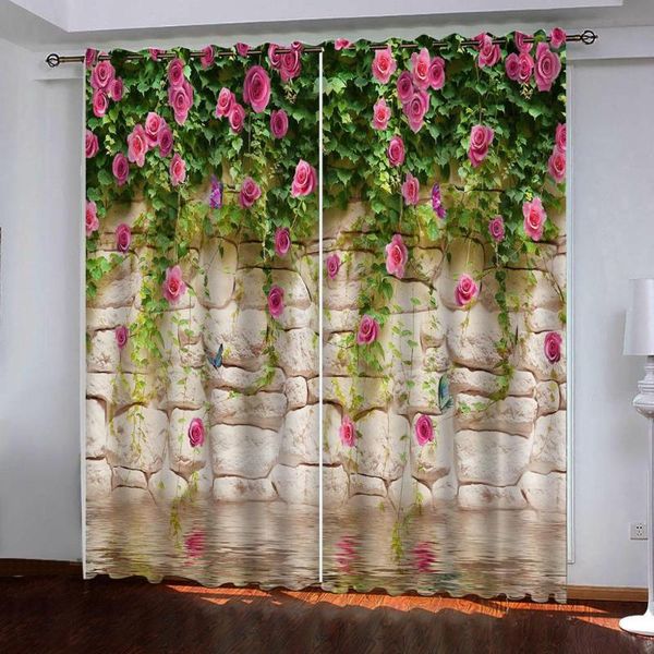 curtain & drapes custom curtains retro stone wall water shadow flowers luxury 3d window for living room
curtain & drapes custom curtains retro stone wall water shadow flowers luxury 3d window for living room