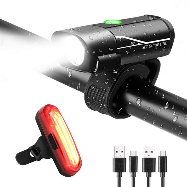 bike lights usb rechargeable battery waterproof bicycle light set cycling front 5 modes +rear 4 ipx5
bike lights usb rechargeable battery waterproof bicycle light set cycling front 5 modes +rear 4 ipx5