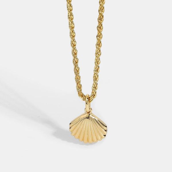 trendy gold color shell pendant necklace for women girls summer vacation choker jewelry accessories necklaces, Silver
trendy gold color shell pendant necklace for women girls summer vacation choker jewelry accessories necklaces, Silver