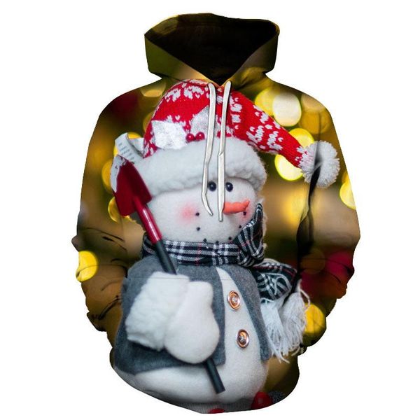 men's hoodies & sweatshirts christmas snowman pattern casual hoodie woman spring and autumn trendy all-match streetwear 3d printed over, Black
men's hoodies & sweatshirts christmas snowman pattern casual hoodie woman spring and autumn trendy all-match streetwear 3d printed over, Black