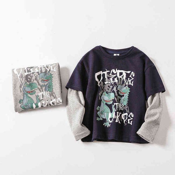 boys' fake two piece medium and big children 2021 new versatile fashionable long sleeve t-shirt g1209, Blue
boys' fake two piece medium and big children 2021 new versatile fashionable long sleeve t-shirt g1209, Blue