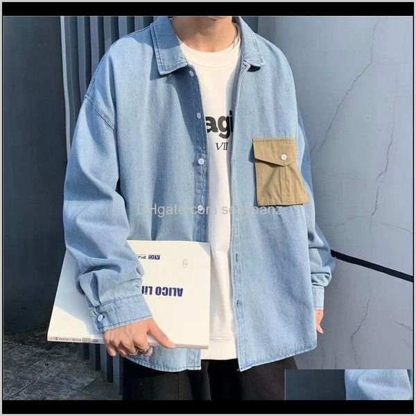 casual shirts clothing apparel drop delivery 2021 denim shirt mens spring design sense niche longsleeved jacket style retro loose superimpos, White;black
casual shirts clothing apparel drop delivery 2021 denim shirt mens spring design sense niche longsleeved jacket style retro loose superimpos, White;black