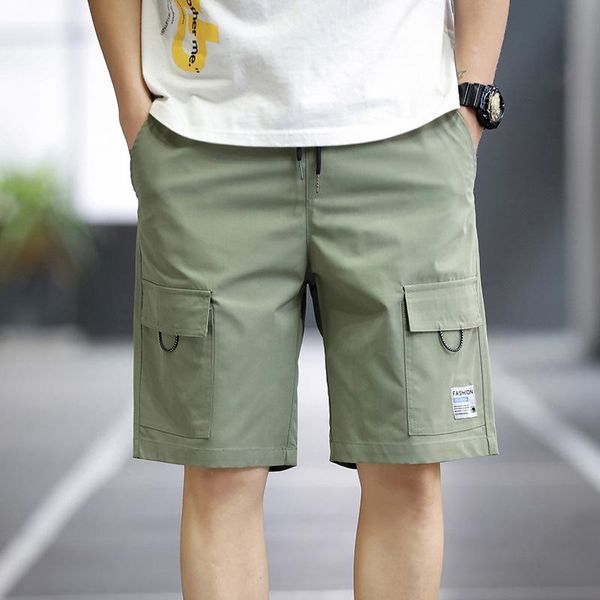 men's shorts 2021men's ice silk casual summer pants loose 5-inch trend beach, White;black
men's shorts 2021men's ice silk casual summer pants loose 5-inch trend beach, White;black