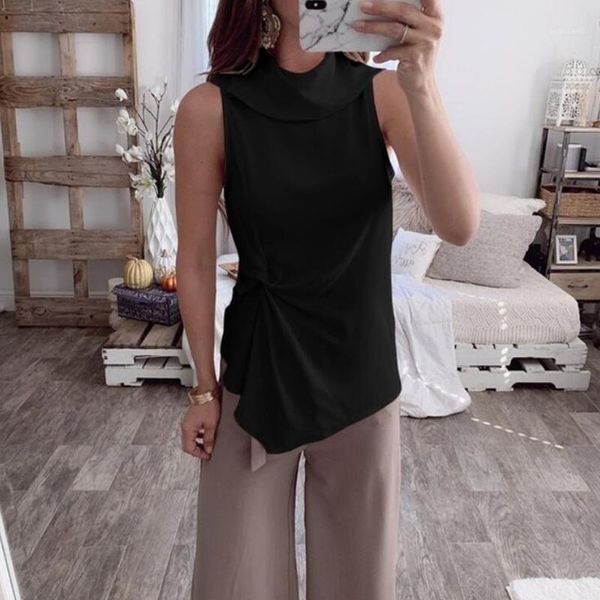 women's blouses & shirts klv 2021 blouse summer fashion sleeveless chiffon shirt solid color casual seven colors 4.10, White
women's blouses & shirts klv 2021 blouse summer fashion sleeveless chiffon shirt solid color casual seven colors 4.10, White