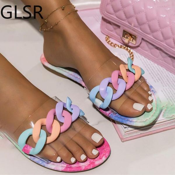 fashion roman style transparent chain decoration flat outdoor female slippers 2021 summer plus size beach slipper, Black
fashion roman style transparent chain decoration flat outdoor female slippers 2021 summer plus size beach slipper, Black