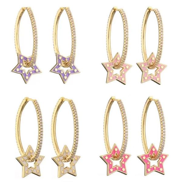 dangle & chandelier fashion.1 pair,colorful star oval zircon earrings,dangle earrings for women and girls,party accessories wholesale, Silver
dangle & chandelier fashion.1 pair,colorful star oval zircon earrings,dangle earrings for women and girls,party accessories wholesale, Silver