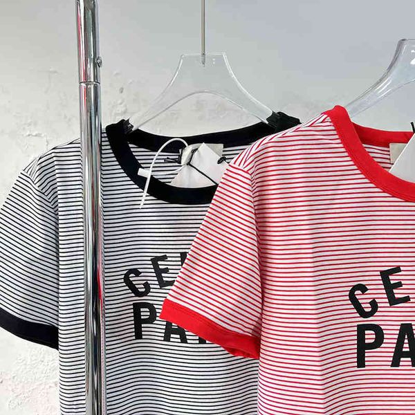 spring and summer stripe printing contrast same casual short sleeve shirt t-shirt female, White
spring and summer stripe printing contrast same casual short sleeve shirt t-shirt female, White