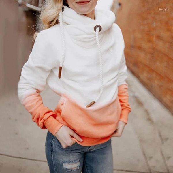 women's hoodies & sweatshirts women autumn gradient color hooded sweatshirt casual turtleneck long sleeve plus size female pullover, Black
women's hoodies & sweatshirts women autumn gradient color hooded sweatshirt casual turtleneck long sleeve plus size female pullover, Black