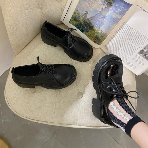 lolita shoes simple japanese female college students pu leather platform black lace-up waterproof heels dress
lolita shoes simple japanese female college students pu leather platform black lace-up waterproof heels dress