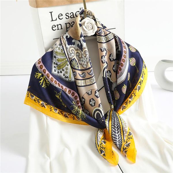 scarves design silk square scarf women hijab neck shawl lady wrap foulard female large spring stoles neckerchief bandana, Blue;gray
scarves design silk square scarf women hijab neck shawl lady wrap foulard female large spring stoles neckerchief bandana, Blue;gray