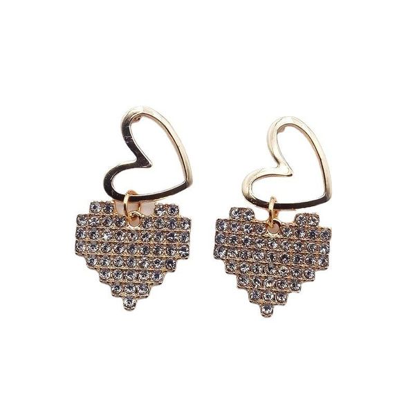 stud 2021 women's simple double heart earrings fashion atmosphere elegant personality fairy, Golden;silver
stud 2021 women's simple double heart earrings fashion atmosphere elegant personality fairy, Golden;silver