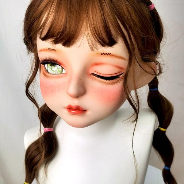 party masks (dollkii-ad) quality handmade female girl resin half head cosplay japanese role play bjd kigurumi mask crossdresser doll
party masks (dollkii-ad) quality handmade female girl resin half head cosplay japanese role play bjd kigurumi mask crossdresser doll