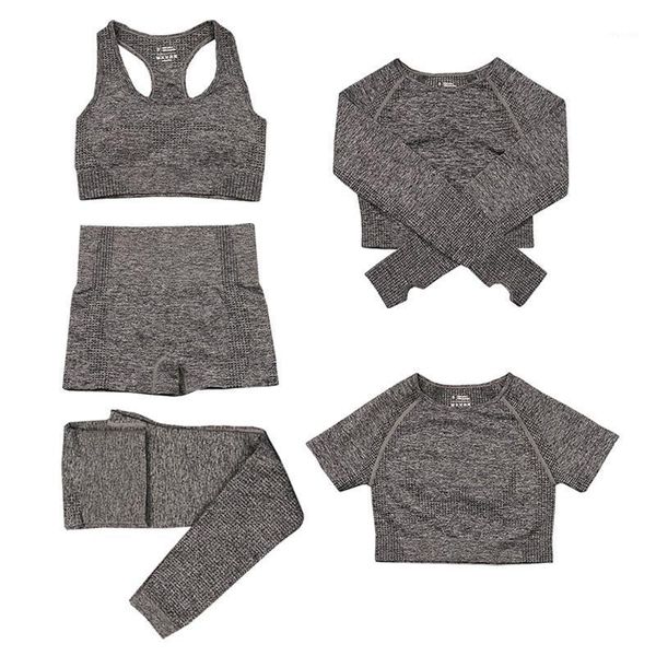 yoga outfit 2/3/5pcs set women tracksuit workout sportswear suit pants crop clothes sport high waist seamless leggings for fitness
yoga outfit 2/3/5pcs set women tracksuit workout sportswear suit pants crop clothes sport high waist seamless leggings for fitness