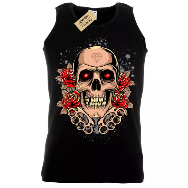 Puño de Acero Calavera Camiseta Rosa Diamante Motero Chaleco Hombre, White;black
Puño de Acero Calavera Camiseta Rosa Diamante Motero Chaleco Hombre, White;black