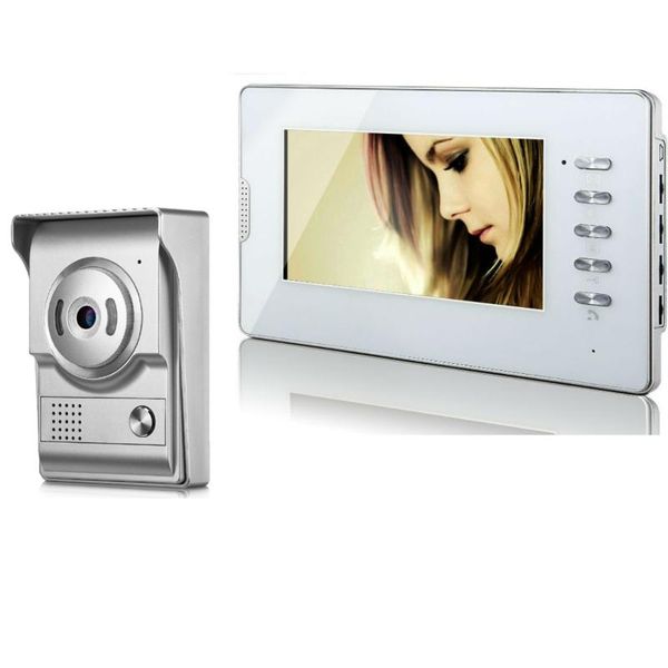 video door phones intercom 7''inch monitor wired doorbell phone speakephone system 1 camera for home
video door phones intercom 7''inch monitor wired doorbell phone speakephone system 1 camera for home
