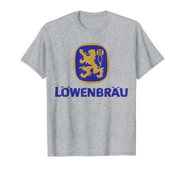 lowenbrau for oktoberfest t-shirt, White;black