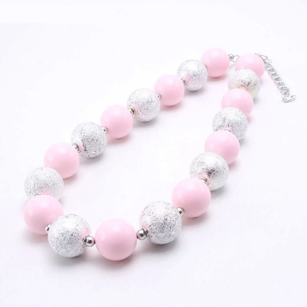pink/silver color beads necklace fashion child girls bubblegum necklace kids chunky jewelry accessories, Red;brown
pink/silver color beads necklace fashion child girls bubblegum necklace kids chunky jewelry accessories, Red;brown
