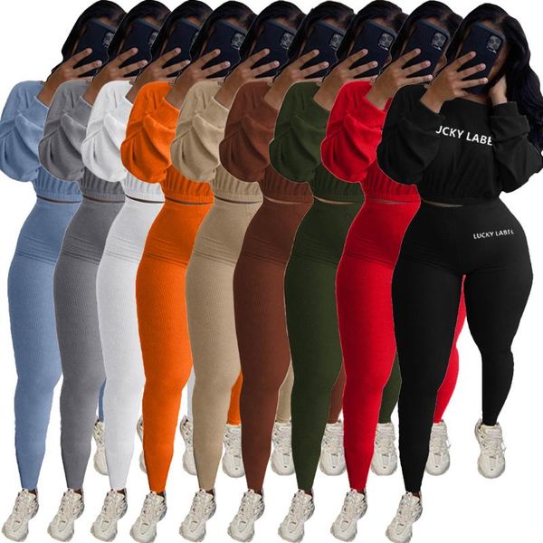 women's two piece pants lucky label outfits tracksuit 2 set women active wear knit ribbed fall clothes sets fitness matching, White
women's two piece pants lucky label outfits tracksuit 2 set women active wear knit ribbed fall clothes sets fitness matching, White