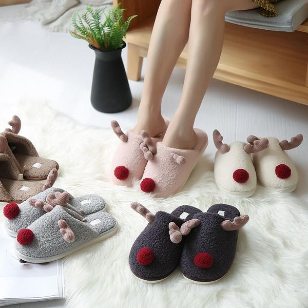 slippers 2021 winter women's warm plush cute elk reindeer christmas slip on flat female soft house shoes ladies comfort, Black
slippers 2021 winter women's warm plush cute elk reindeer christmas slip on flat female soft house shoes ladies comfort, Black