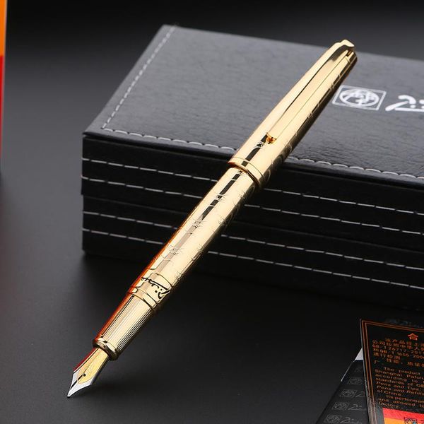 fountain pens luxury pimio918 pen gold silver black fine nib 0.5mm ink for business gift office stationery with case
fountain pens luxury pimio918 pen gold silver black fine nib 0.5mm ink for business gift office stationery with case