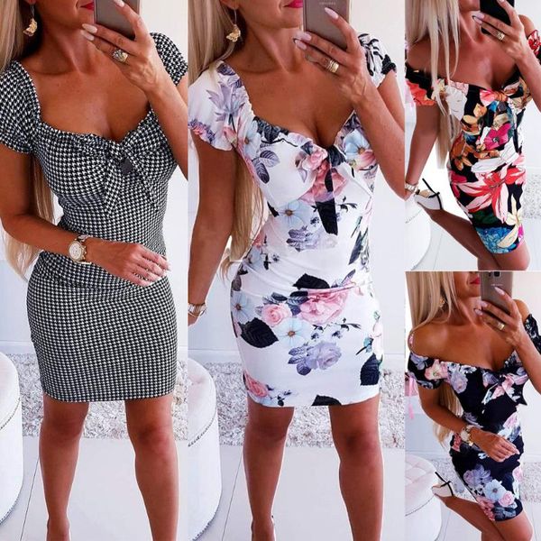 casual dresses est women v neck sleeve bandage mini dress sheath bodycon ladies floral evening party club, Black;gray
casual dresses est women v neck sleeve bandage mini dress sheath bodycon ladies floral evening party club, Black;gray