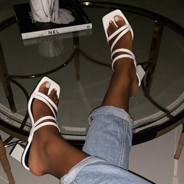 summer women sandals square toe strap thin fashion lightweight high heels, Black
summer women sandals square toe strap thin fashion lightweight high heels, Black