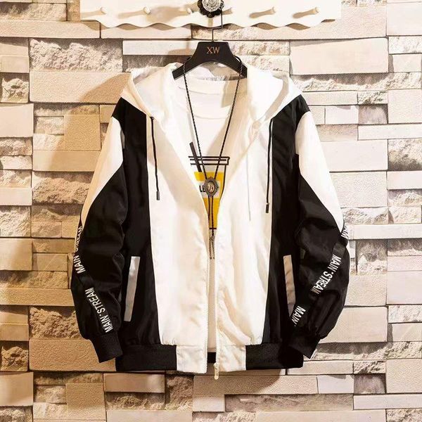 men's jackets 2021 casual jacket fashion contrast hoodie thin long sleeve zipper coat, Black;brown
men's jackets 2021 casual jacket fashion contrast hoodie thin long sleeve zipper coat, Black;brown