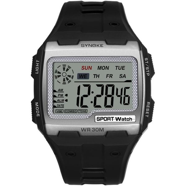 wristwatches stock led square large screen display sports electronic watch men luminous waterproof multi-function outdoor, Slivery;brown
wristwatches stock led square large screen display sports electronic watch men luminous waterproof multi-function outdoor, Slivery;brown