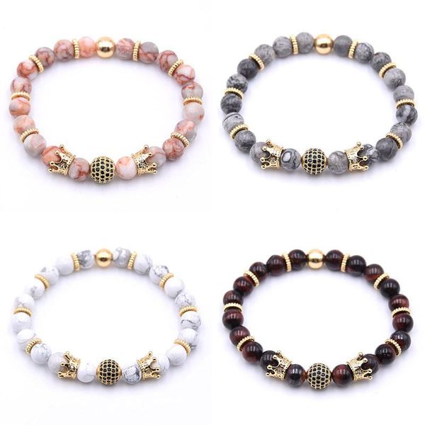beaded, strands bracelet for men&women jewelry pulseira 2021 trendy 9 styles of natural stone pave cz crown and ball charm, Black
beaded, strands bracelet for men&women jewelry pulseira 2021 trendy 9 styles of natural stone pave cz crown and ball charm, Black