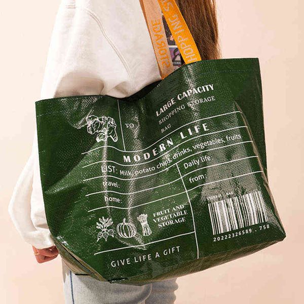 shopping bags bag folding for lady fashion large capacity waterproof environmental protection grocery tote pouch supermarket 220301
shopping bags bag folding for lady fashion large capacity waterproof environmental protection grocery tote pouch supermarket 220301