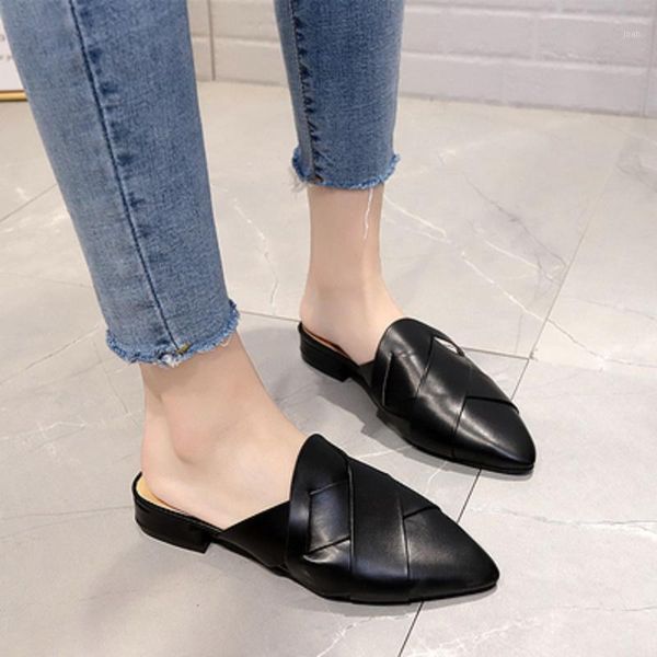 slippers women's flat casual female 2021 summer versatile outer baotou side with korean ladies1, Black
slippers women's flat casual female 2021 summer versatile outer baotou side with korean ladies1, Black