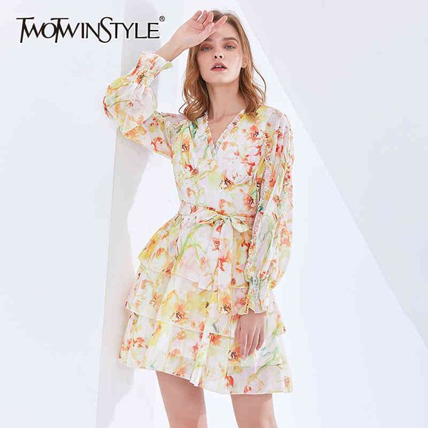 elegant print lace up dress for women v neck long sleeve high waist vintage dresses female spring fashion tide 210423, Black;gray
elegant print lace up dress for women v neck long sleeve high waist vintage dresses female spring fashion tide 210423, Black;gray