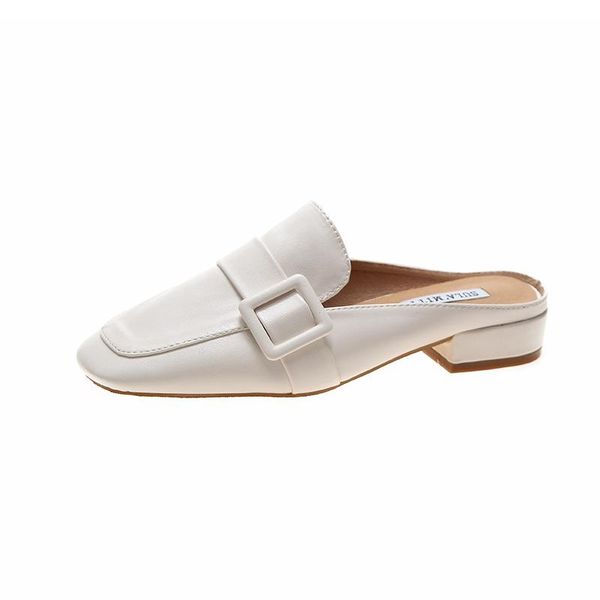 slippers baotou half women 2021 summer british style women's mules low heel comfortable, Black
slippers baotou half women 2021 summer british style women's mules low heel comfortable, Black